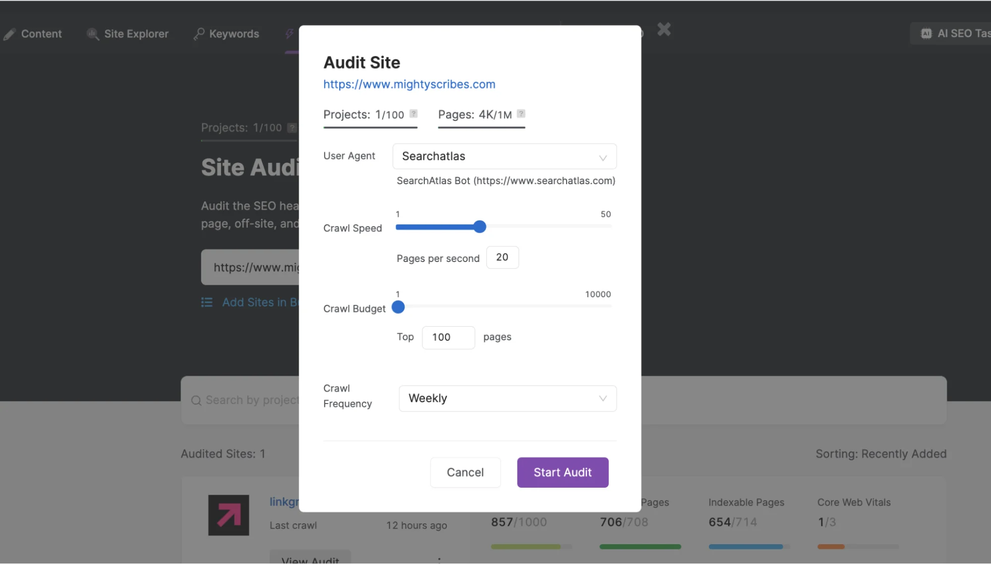 Audit Site