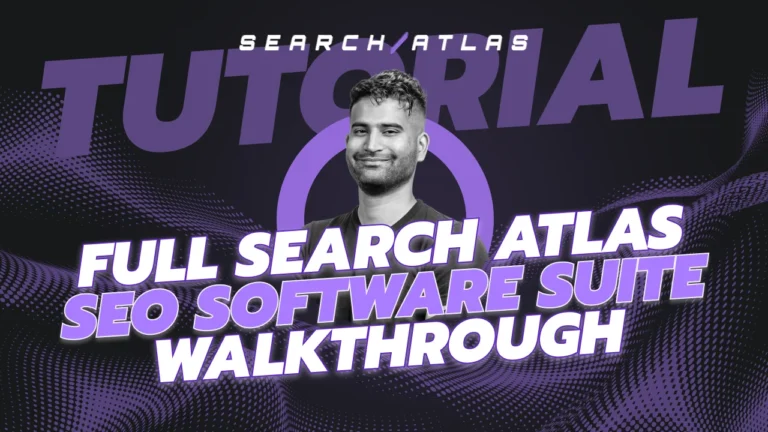 Full Search Atlas SEO Software Suite Walkthrough