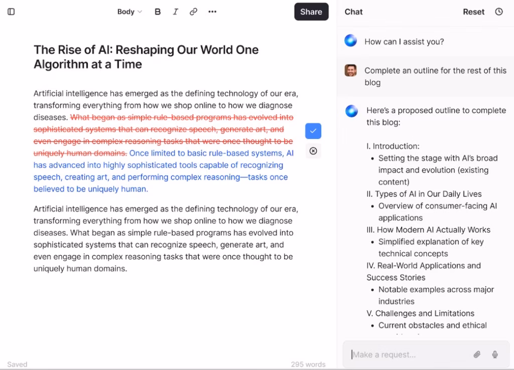 HyperWrite content editor