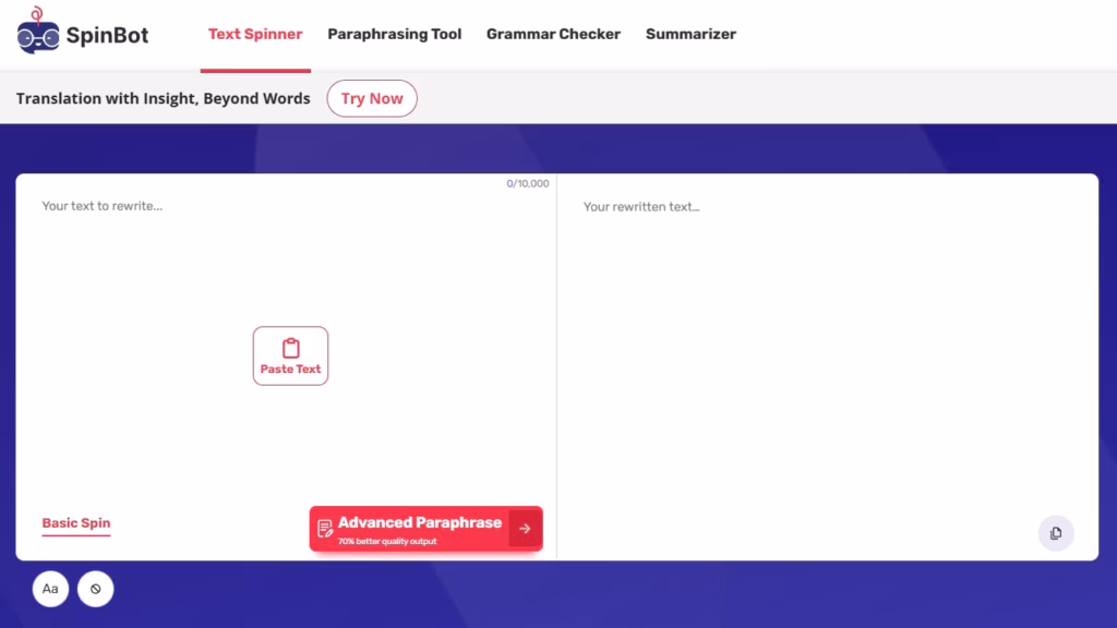spinbot content editor