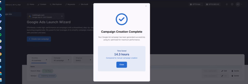 OTTO Google Ads lets you do Google PPC even as a beginner