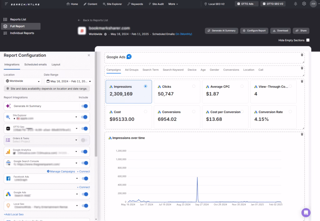 reporting tool otto google ads