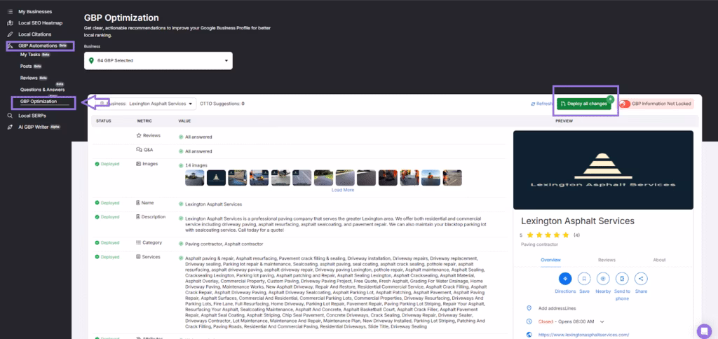 Google Business Profile optimization