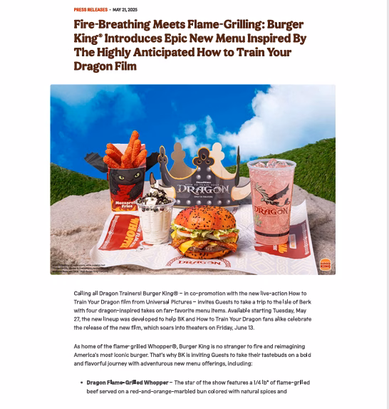 New Product Press Release