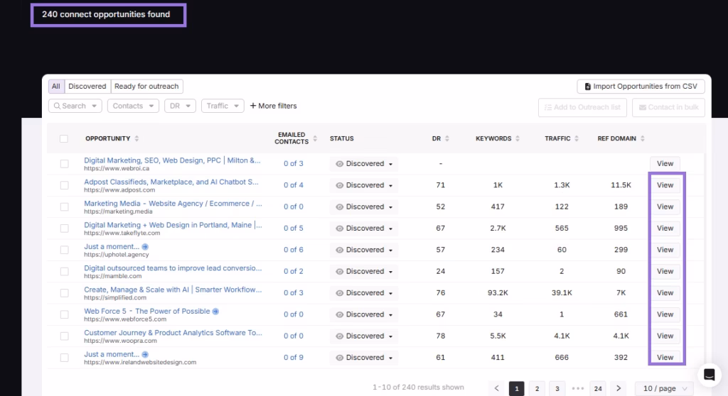 Manage and Track Campaign on Search Atlas step 1