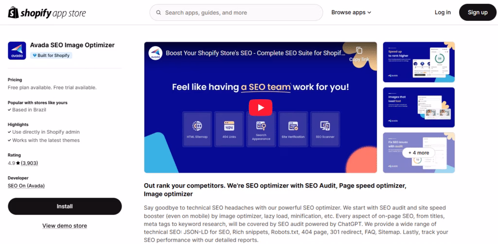 avada seo suite via shopify
