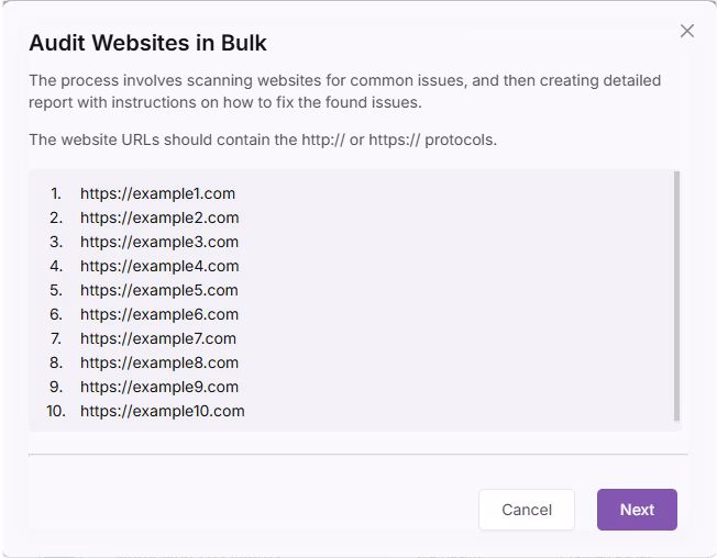 search atlas Update Sites in Bulk