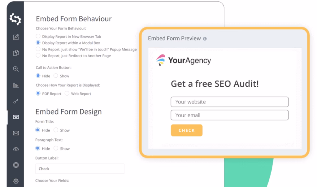 Embeddable Audit Tool SEOptimer