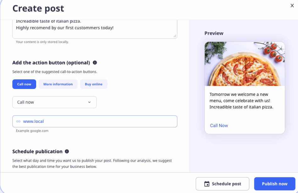 Localo Content Publisher tool