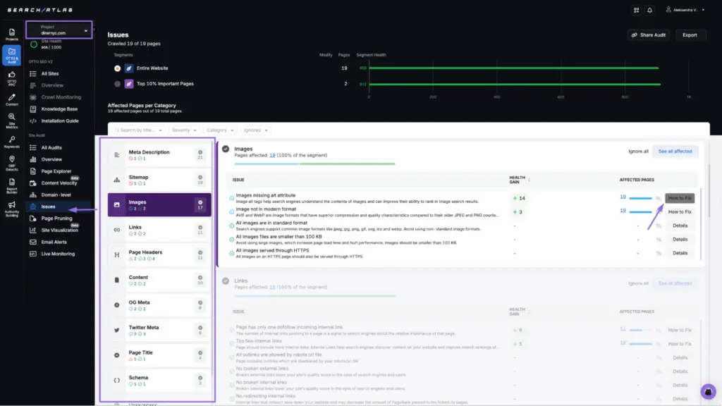 image issues restaurant seo
