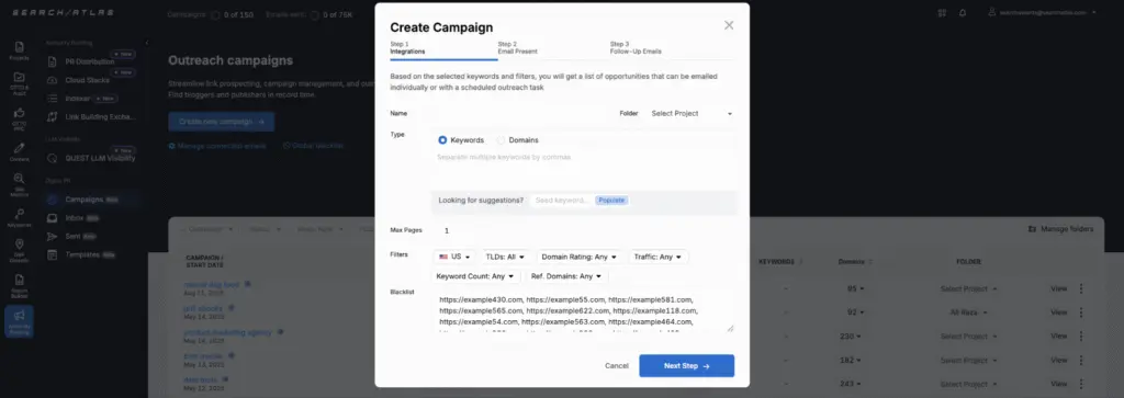 campaign restaurant seo