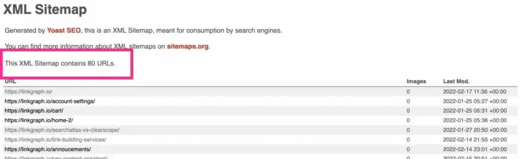 where to find your xml sitemap